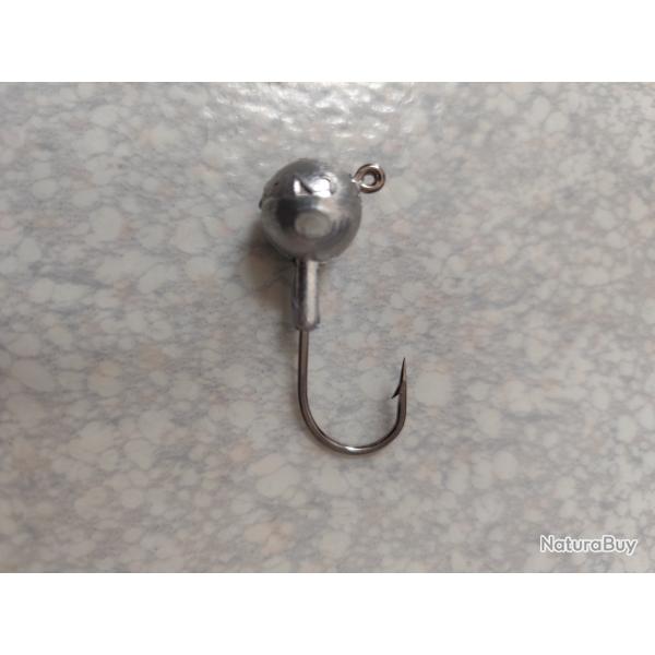 Lot de 10 t�tes plomb�es 20g 3/0