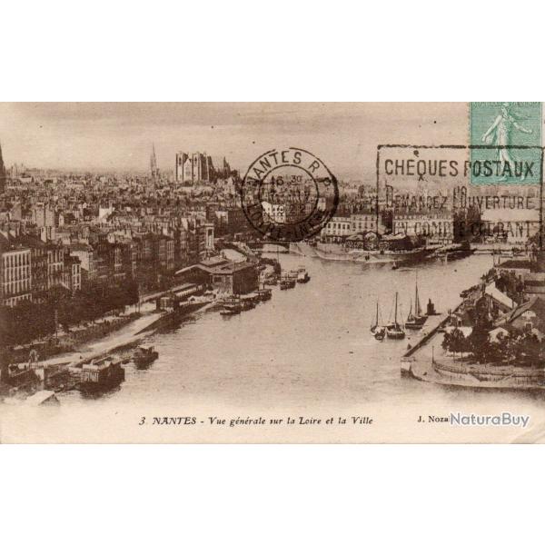 CPA - NANTES- Vue g�n�rale sur la Loire et la VilleN�6056
