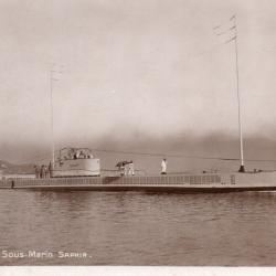 CPA - MARINE DE GUERRE - Sous-Marin " SAPHIR " -N&deg;6054