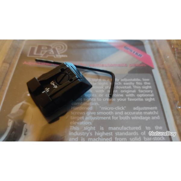 Hausse LPA R�glable Professionnelle pour  pistolet CROSMAN 2240, 2250, 1377, 1322... sur CULASSE ACI