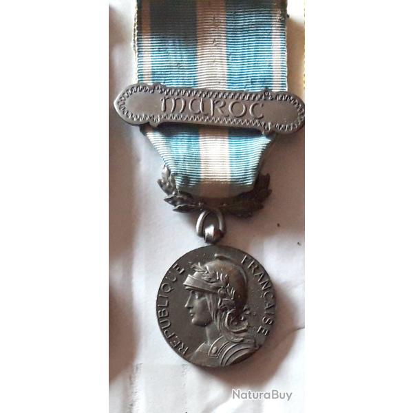 M�daille Coloniale agrafe Maroc