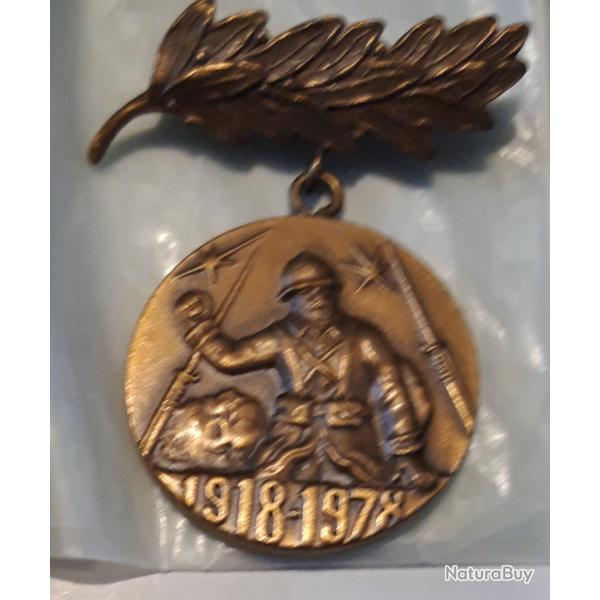 m�daille d�coration conseil g�n�ral aux anciens combattants 1918 - 1978