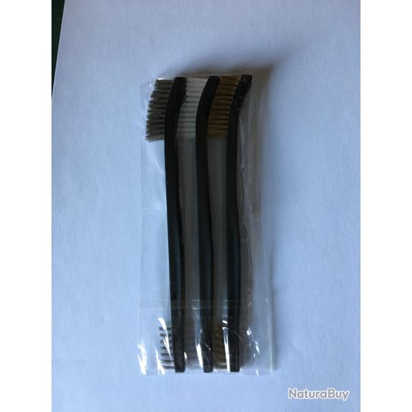 Lot de 3 brosses de nettoyage toutes armes, neuves style US