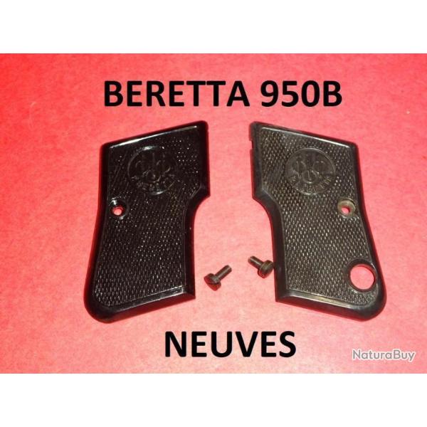 plaquettes + vis NEUVES de BERETTA 950B 6.35 Browning BERETTA 950 B - VENDU PAR JEPERCUTE (HU37)
