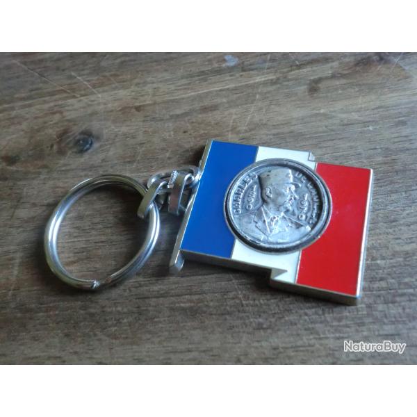 porte cl�  m�tal  charle de gaulle