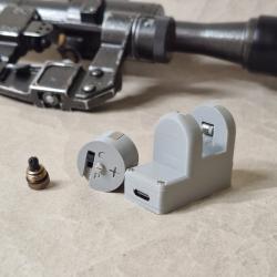 Batterie Rechargeable + Chargeur USB-C pour Lunettes Sovi&eacute;tiques PSO-1 / PGO-7. Exclusif