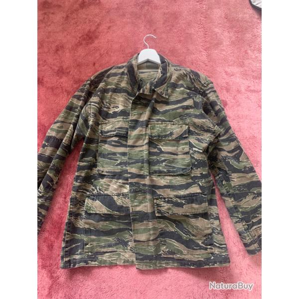 Superbe ensemble Tiger Stripes . Guerre du Vietnam .