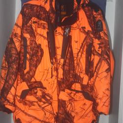 veste browning xl camo xpo big game blaze ORANGE  cause arret chasse taille xxl moi 1M80 92 KG