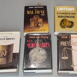 LARTEGUY Lot de 5  romans de guerre Cor&eacute;e / CEFEO / AFN