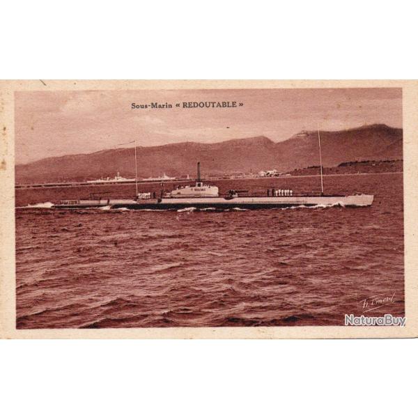 CPA - Marine de Guerre -Sous-Marin " REDOUTABLE " -N�6066