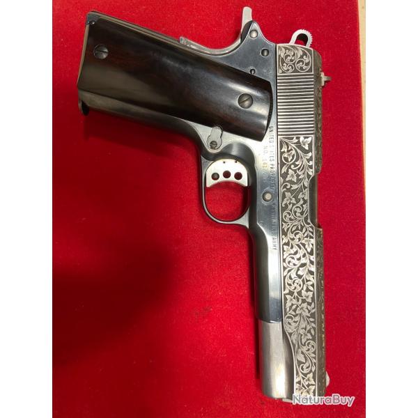 Magnifique et rare Remington 1911 A1 grave cat. B