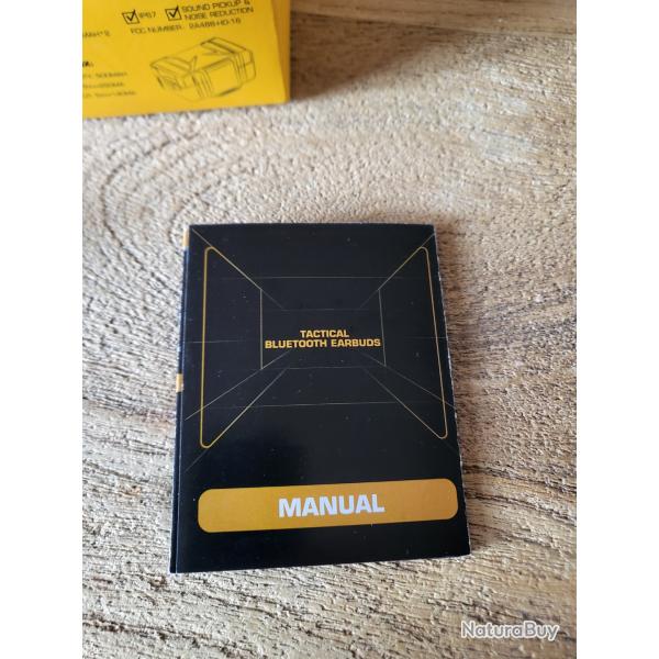 Oreillettes tactical pour la chasse ou le tir