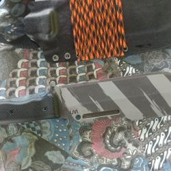 Couteau ARES Work Tuff Gear Ares Gen 2, Tiger Stripes, Black Gator 7 mm badass