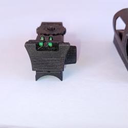 Hausse et guidon carabine rossi montenegro calibre 22LR (sans vis)Voir Photos