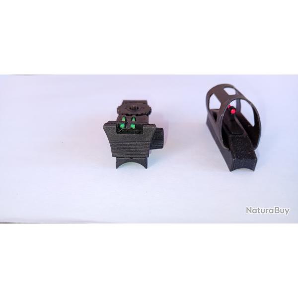 Hausse et guidon carabine rossi montenegro calibre 22LR (sans vis)Voir Photos