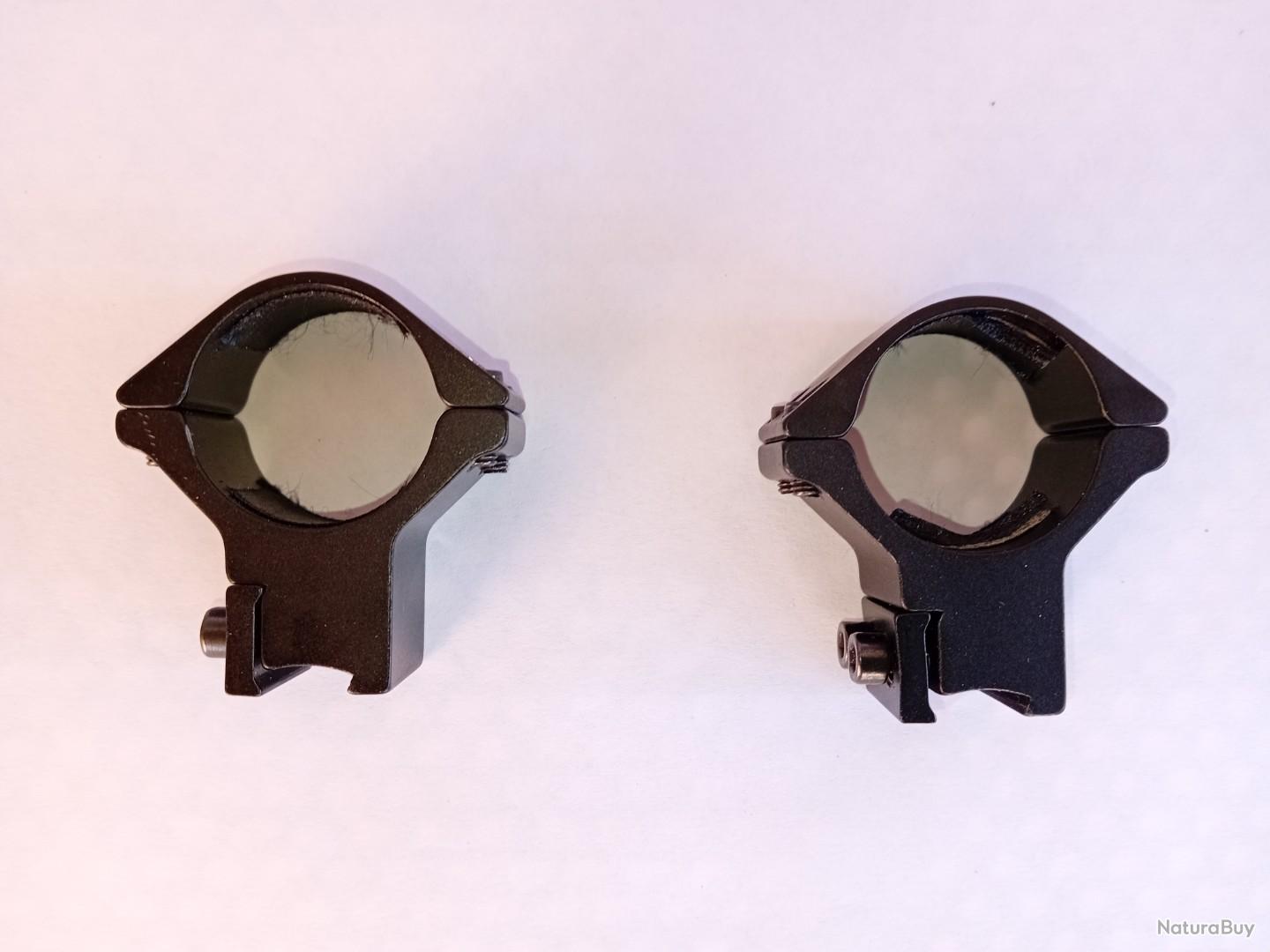 Support De Lunette à Double Anneau Avec Niveau à Bulle - Compatible Rails Picatinny 11 Mm Et Tubes 25,4 Mm / 30 Mm - 8