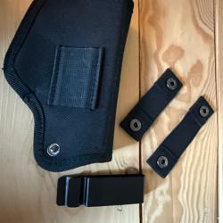 Holster port discret