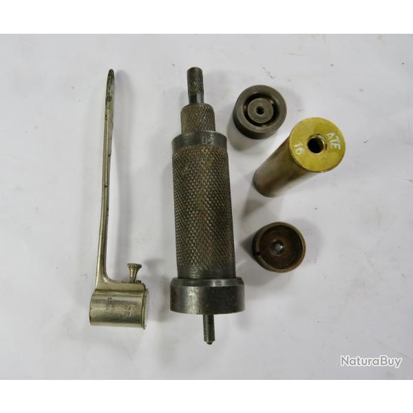 Ouils de rechargement cartouche cal 16 douilles laiton