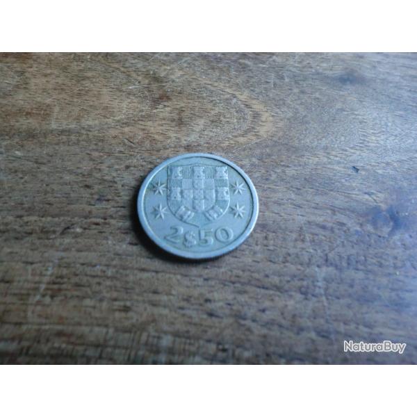 monnaie portugal  2-1/2 escudos  1969