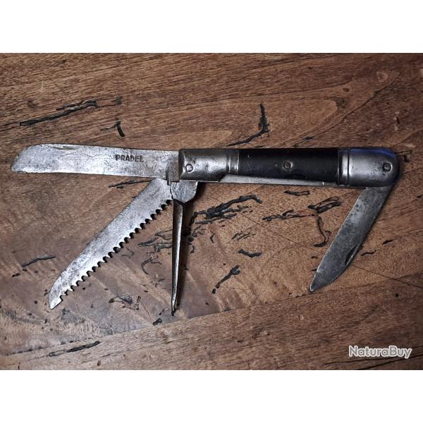 Ancien 4 fonctions PRADEL, 2 grandes paires de mitres, manche bak�lite