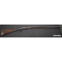 Beau fusil a chiens ext - cal 12 percussion centrale