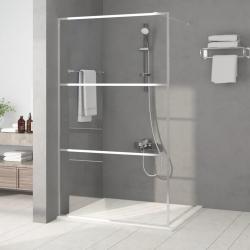 Paroi de douche Argent&eacute; 115x195 cm Verre ESG transparent