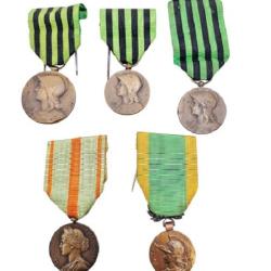 LOT MEDAILLES FRANCAISE GUERRE DE 1870