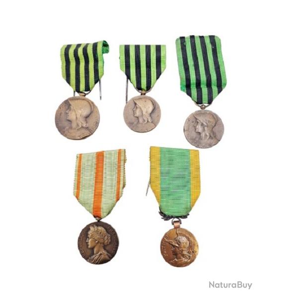 LOT MEDAILLES FRANCAISE GUERRE DE 1870