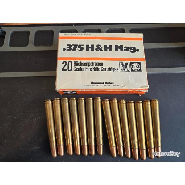 Munitions 375 H&H Magnum