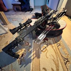 Arbal&egrave;te Killer Instinct Fatal X 195 lbs 405 FPS - Avec bandoir &agrave; manivelle et housse