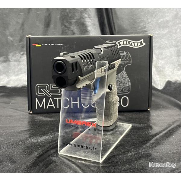 PISTOLET "WALTHER Q5 MATCH COMBO 5'' - CO2,CAL 4.5MM (AVEC VISEUR RDS 8)