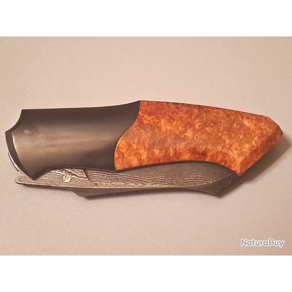 Couteau artisanal Forge d'AGAB (Gabriel Berthelemy), pi�ce unique et rare