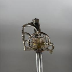 Sabre de la 2e compagnie de Mousquetaire " noir " de la Maison du Roi, mod&egrave;le 1814 Louis XVIII