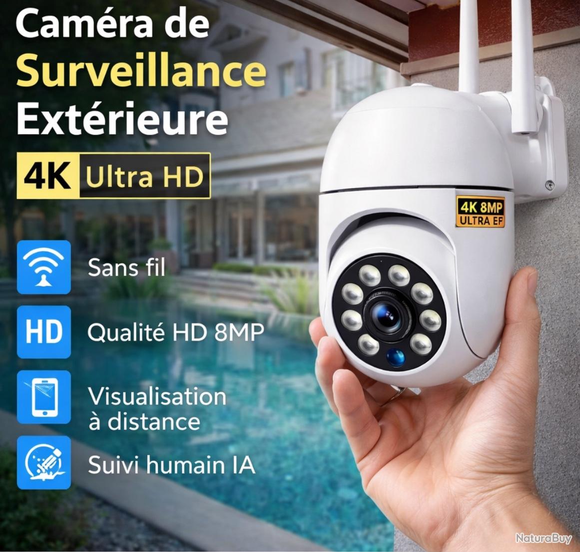 !! Caméra de surveillance extérieure WiFi 4K 8MP PTZ Vision — free download