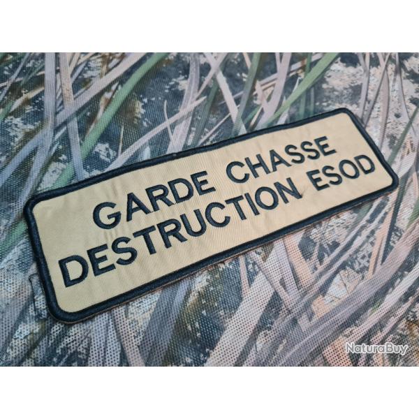 Flap GARDE CHASSE DESTRUCTION ESOD 25x8cm