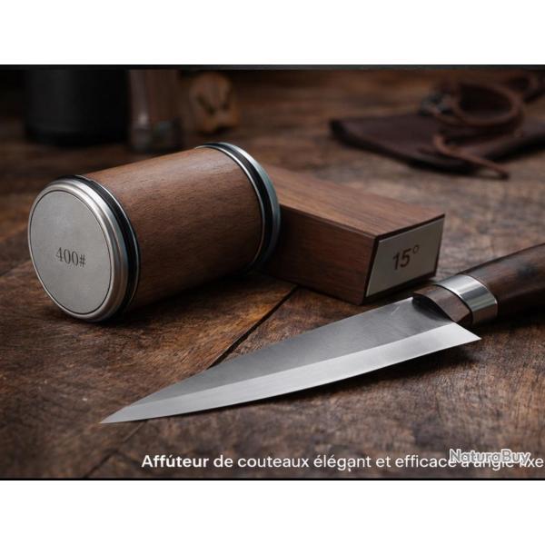 Affuteur aiguiseur couteau � angle fixe rouleau d'affutage 400 et 1000