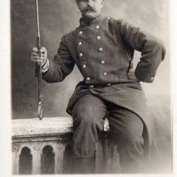 CPA PHOTOGRAPHIE MILITAIRE SOLDAT  -N&deg;6073