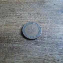 monnaie 1 pfenning 1950