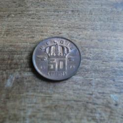 monnaie belgique 50 centimes  pfenning 1979