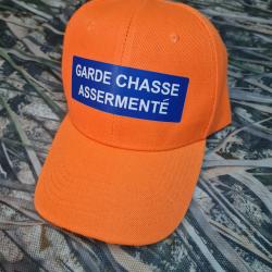 Casquette Garde Chasse asserment&eacute;