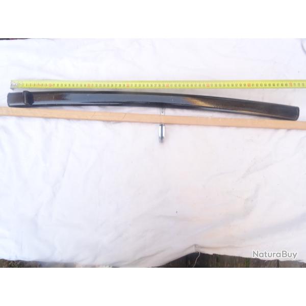 296) l  fourreau saya pour  katana  = 72,5 cms , �poque EDO = PORT GRATUIT