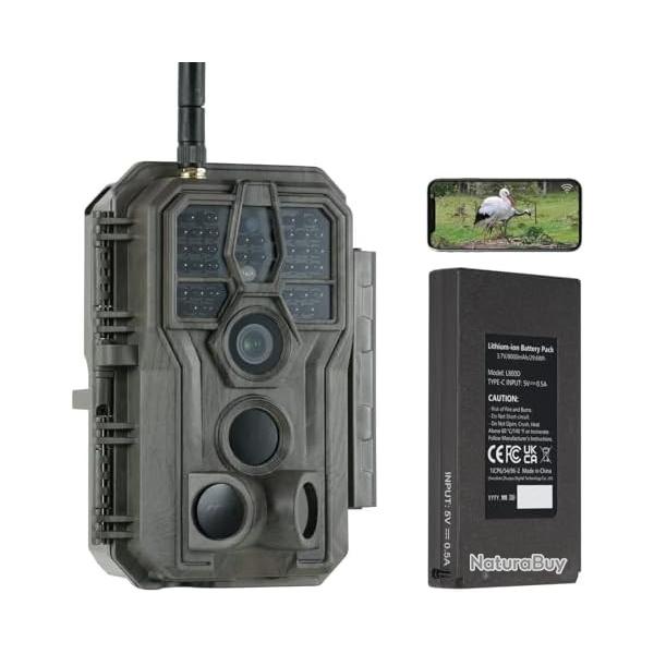 Cam�ra de Chasse GardePro E8P WiFi - Batterie 8000mAh Rechargeable - 64MP 1296P (Livraison Offerte)