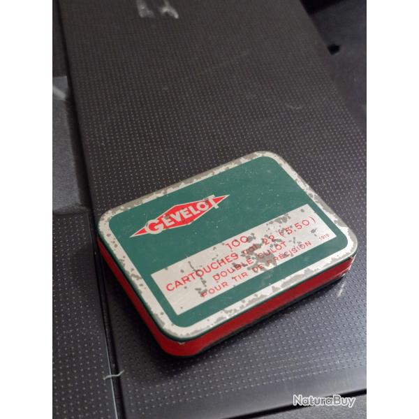 Bo�te cartouches anciennes 22 lr - gevelot