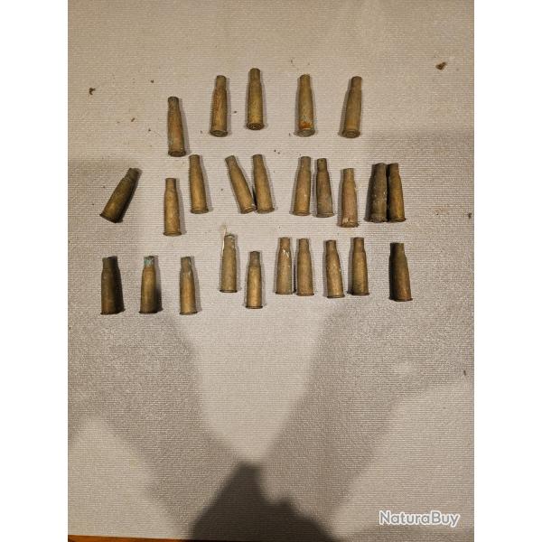 Lot 25 Douilles 8mm Lebel - 1 � sans prix de r�serve.