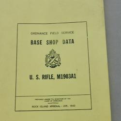 Rare manuel US Army 1943 - Ordnance Field Service - Springfield M1903A1