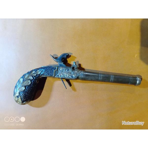 Pistolet � percussion david perdersoli N�14578 cal. 36