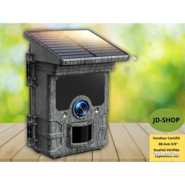 Cam�ra de Chasse SOLAIRE 4K UHD - WiFi & Bluetooth - Autonomie Infinie - Vision Nocturne 940nm