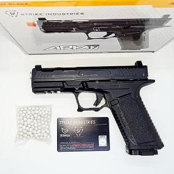 R&Eacute;DUC 10/05 ARK17 STRIKEINDUSTRIES Co2 AIRSOFT NEUF+BOITE NOTICE & BILLES OPTION SIGHT PHOSPHO NEUF!