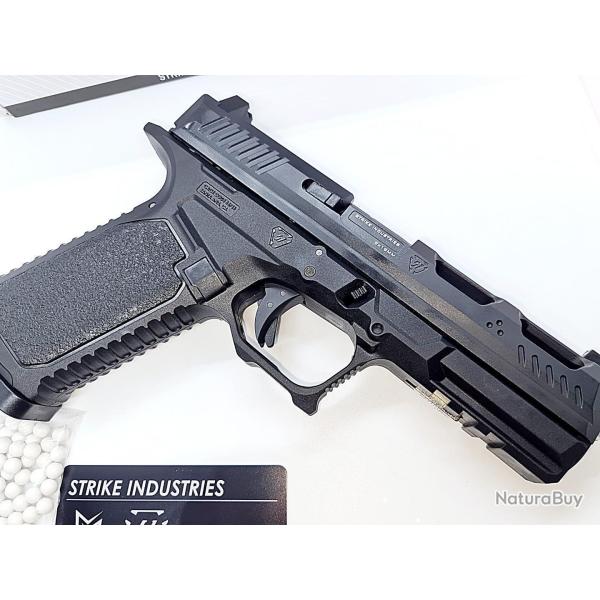 R�DUC 10/05 ARK17 STRIKEINDUSTRIES Co2 AIRSOFT NEUF+BOITE NOTICE & BILLES OPTION SIGHT PHOSPHO NEUF!