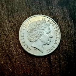 PIECE 20 cents - Elizabeth II 4e effigie ann&eacute;e 2002 RARE